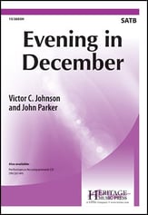 Evening in December SATB choral sheet music cover